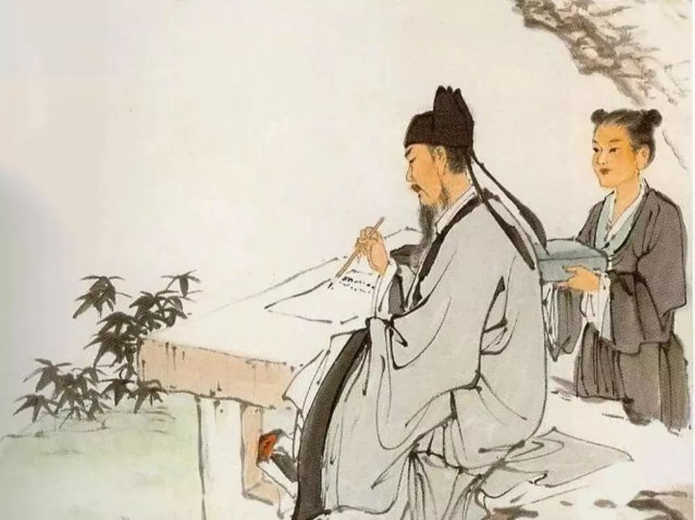 李白50岁隐居庐山写下的诗句,李白写诗九华山