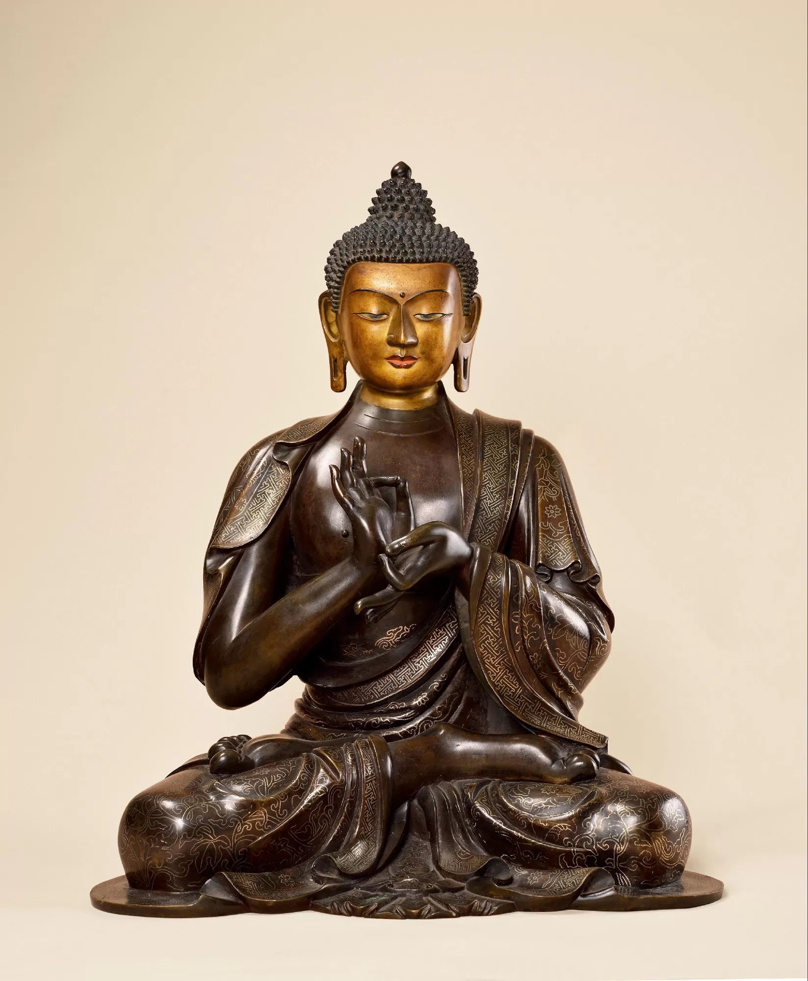 铜鎏金佛造像断代特征,古代金铜佛造像欣赏