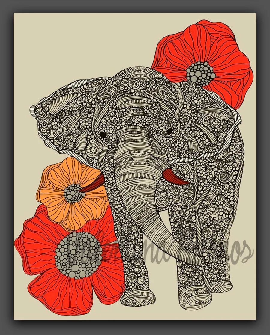 简单的色彩线描装饰画,小学生创意美术线描都有什么线条