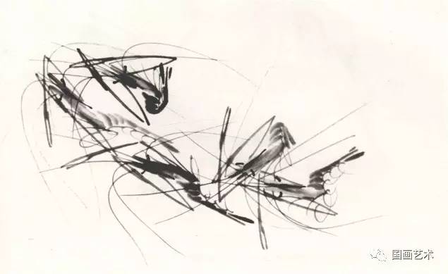 国画用胶矾水画虾技法,娄师白画虾技法视频