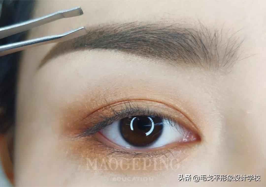 日常画眉妆教程,初学跟妆如何画眉毛