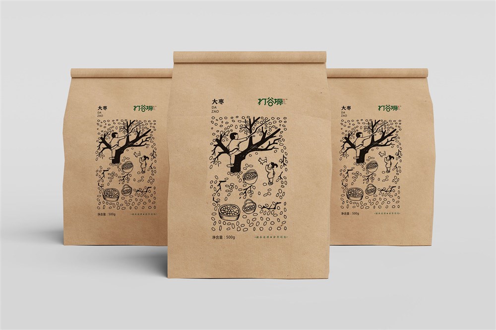 干果包装礼盒设计,智能干果包装设计