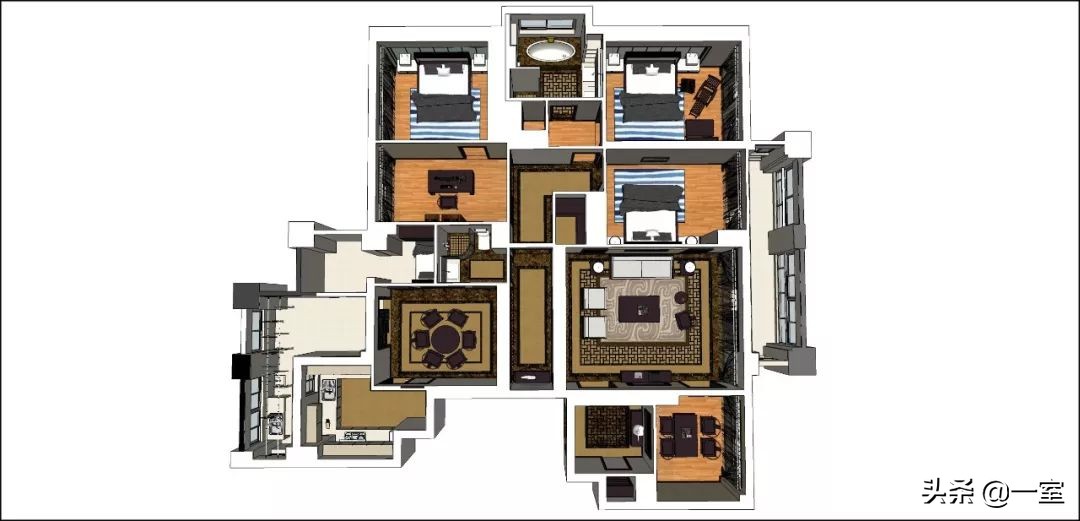 su别墅模型库合集,大师su模型