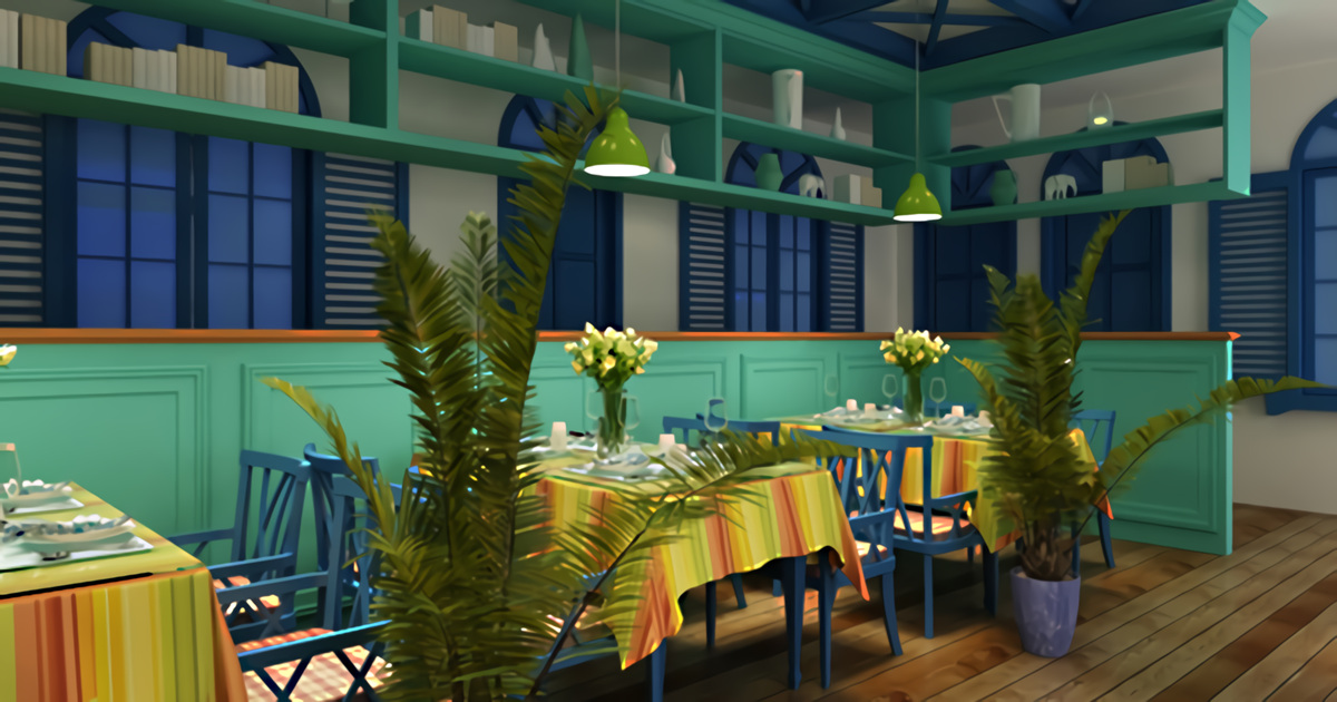 10万元客餐厅装修设计,清新餐厅装修设计公司推荐