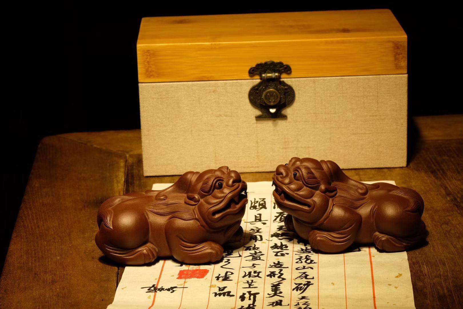 四大凶兽貔貅,纯铜吉瑞貔貅