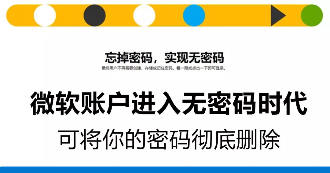 微软官方可以解决密码问题,微软账户进入无密码时代