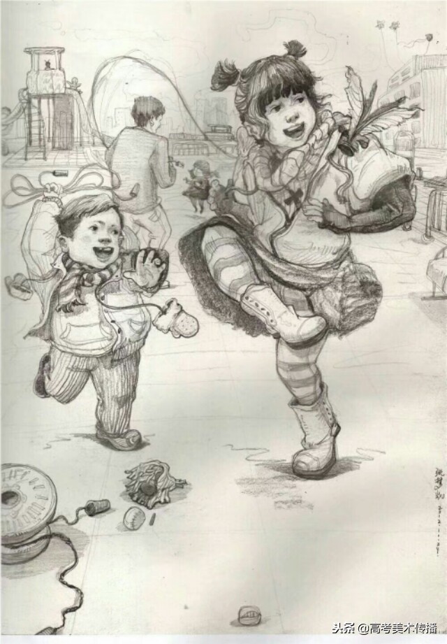 什么是命题设计速写,优秀的速写作品欣赏