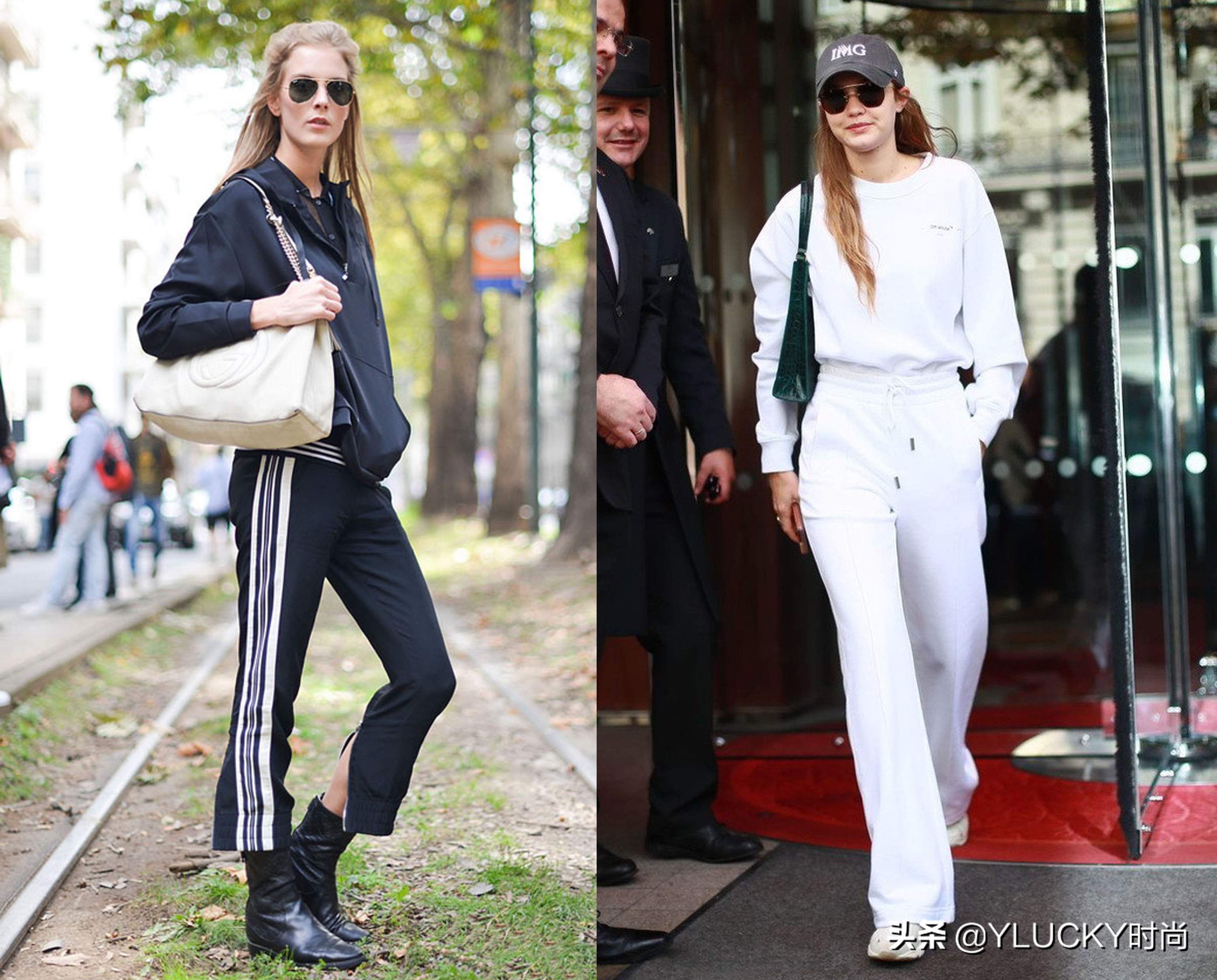 运动裤的舒适与时尚，昼夜大温差轻松换装，简单搭配时髦休闲装