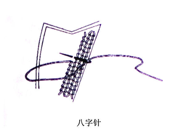 服装缝纫技巧手工针法,老裁缝常用的锁边针法
