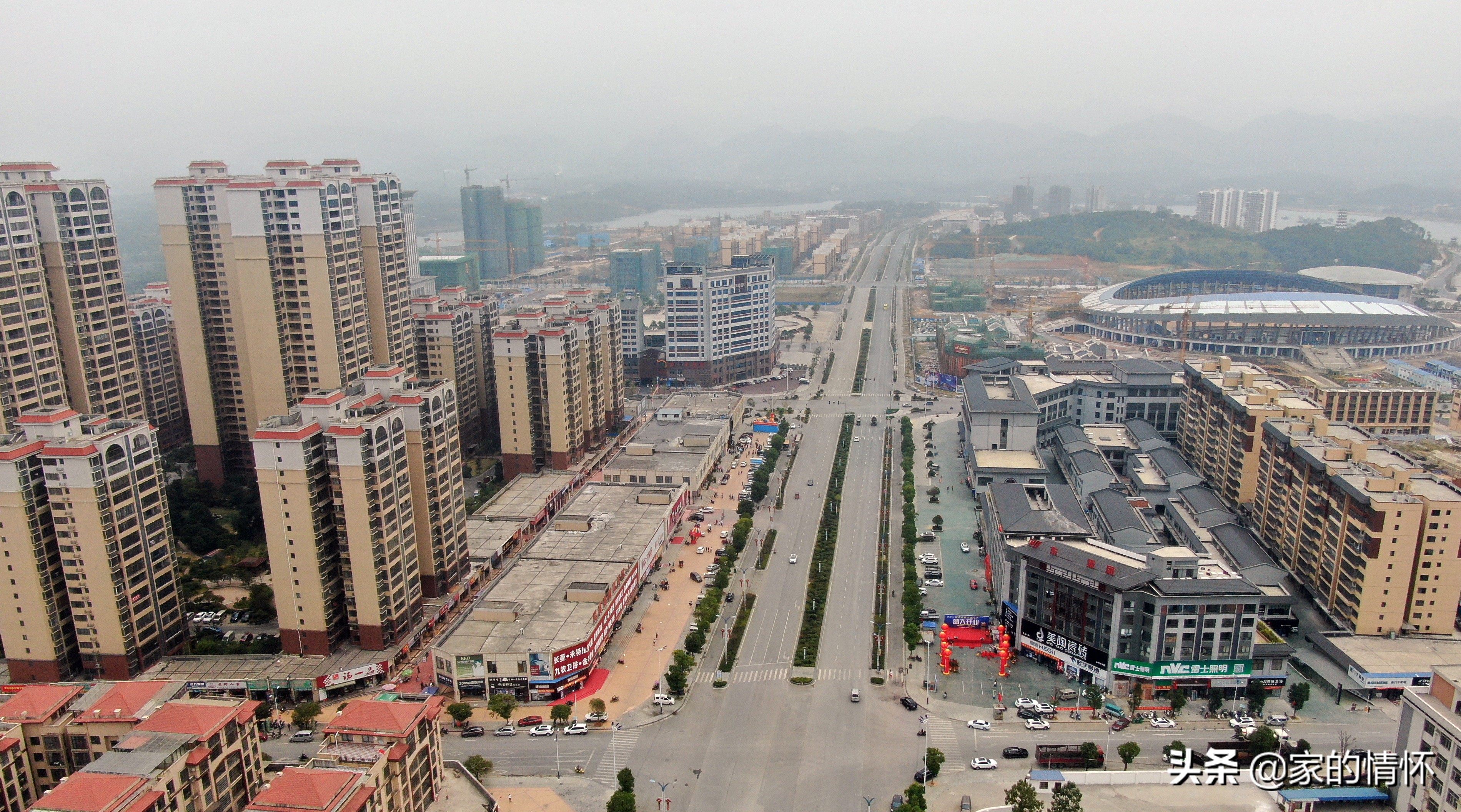 广西北大门风景图,广西桂林北片区全景视频