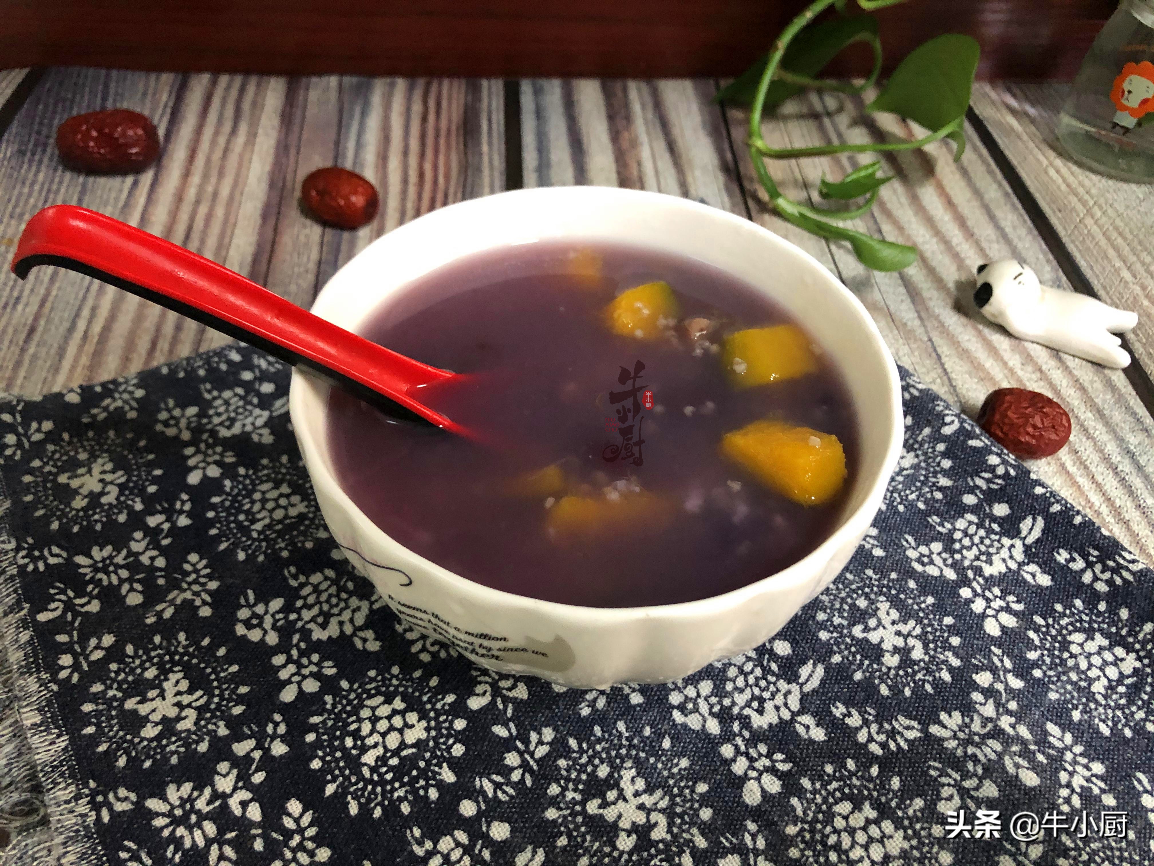 在家煮紫薯粥,紫薯粥怎么煮成蓝色