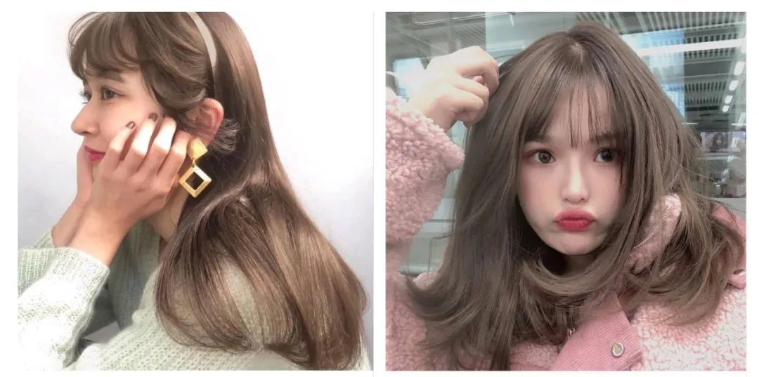 2022年流行发色显白黑茶冷棕,流行发色2021显白减龄短发颜色