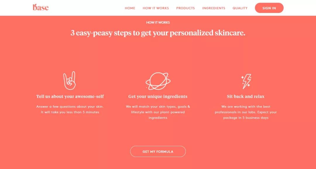 美国私人订制护肤品牌,项目说