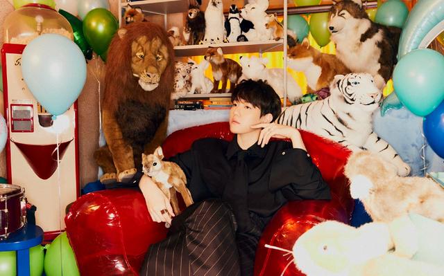 边伯贤理想型红衣黄裤,17年边伯贤黑西装舞台