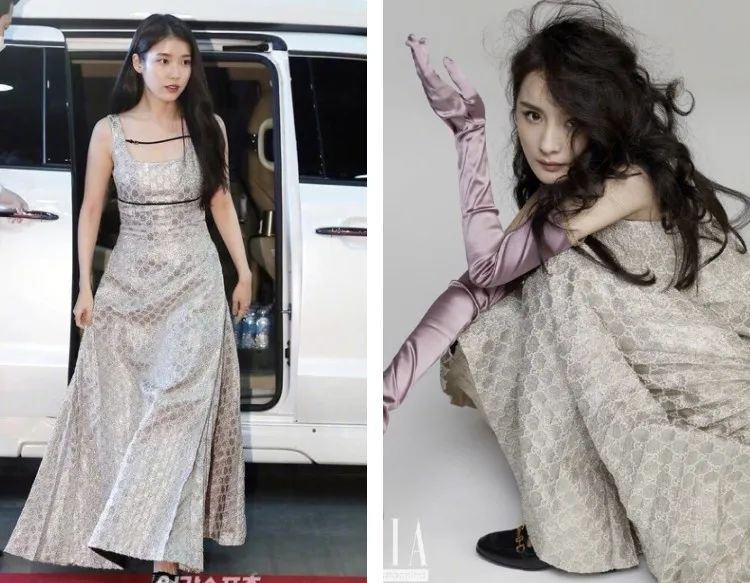 中韩女星撞衫只有林允儿能赢,中韩顶级仙女刘亦菲和孙艺珍撞衫