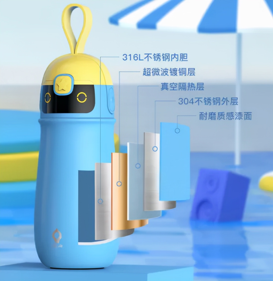 创意水杯让宝宝爱上喝水爱不释手,超级黑科技智能儿童水杯