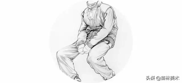 各种衣褶画法,衣褶不会上色