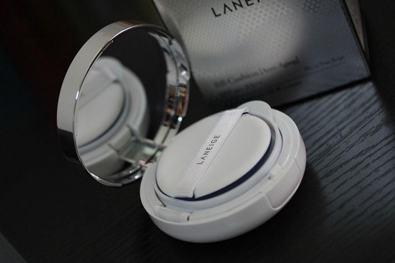 兰芝雪纱修颜气垫测评,兰芝雪润粉凝霜怎么样