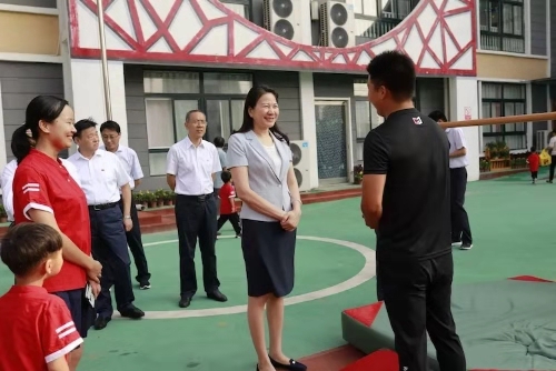 情系幼教关爱幼儿——周口旭日幼儿园迎接省、市领导视察工作