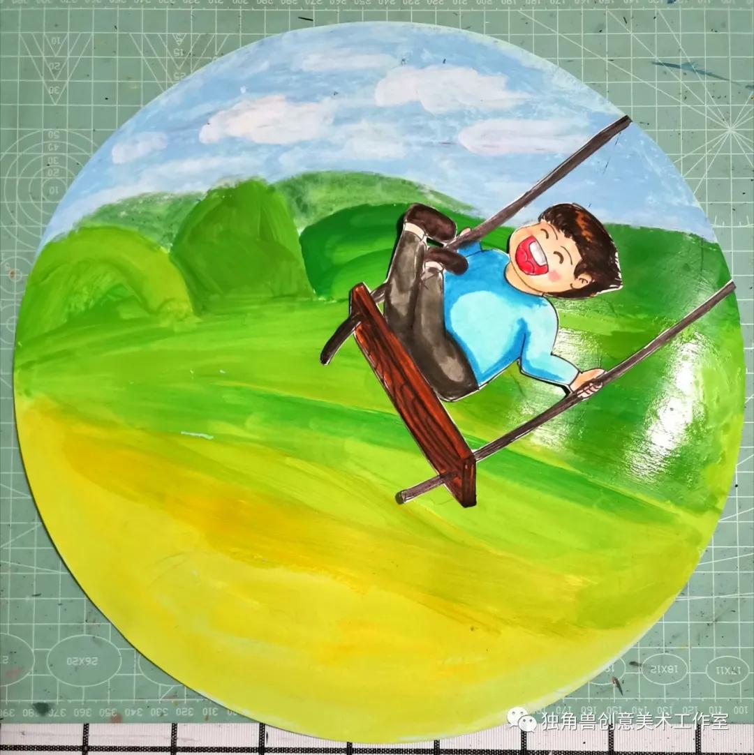 绘画教程|清明节习俗之荡秋千