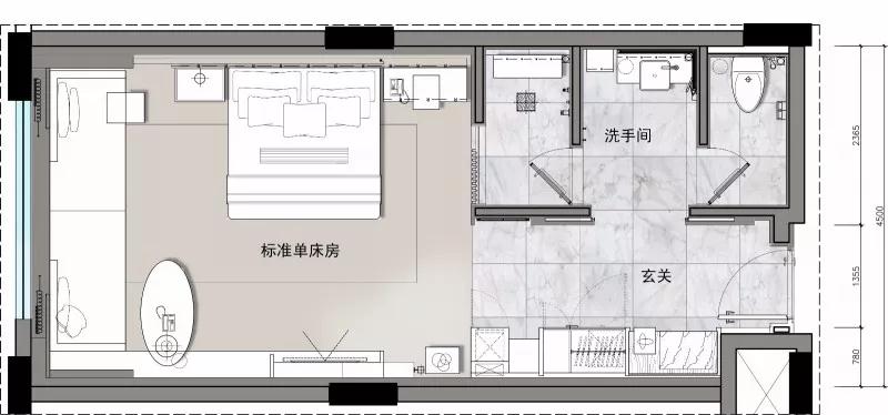 主题酒店30个房间怎么设计好,酒店标间和套房房间设计方案