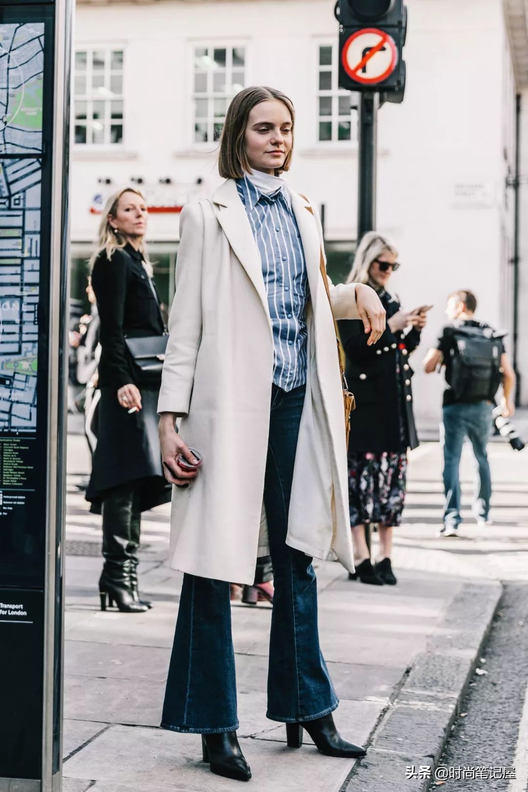 爆款撞色慵懒风毛衣穿搭,毛衣衬衫外套长款慵懒风穿搭