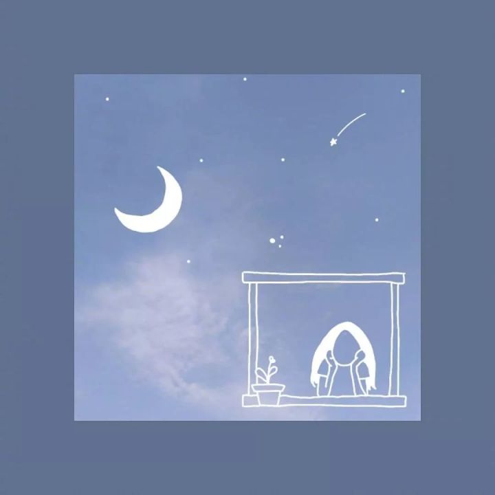 你最舍不得换的壁纸,朋友圈背景图插画