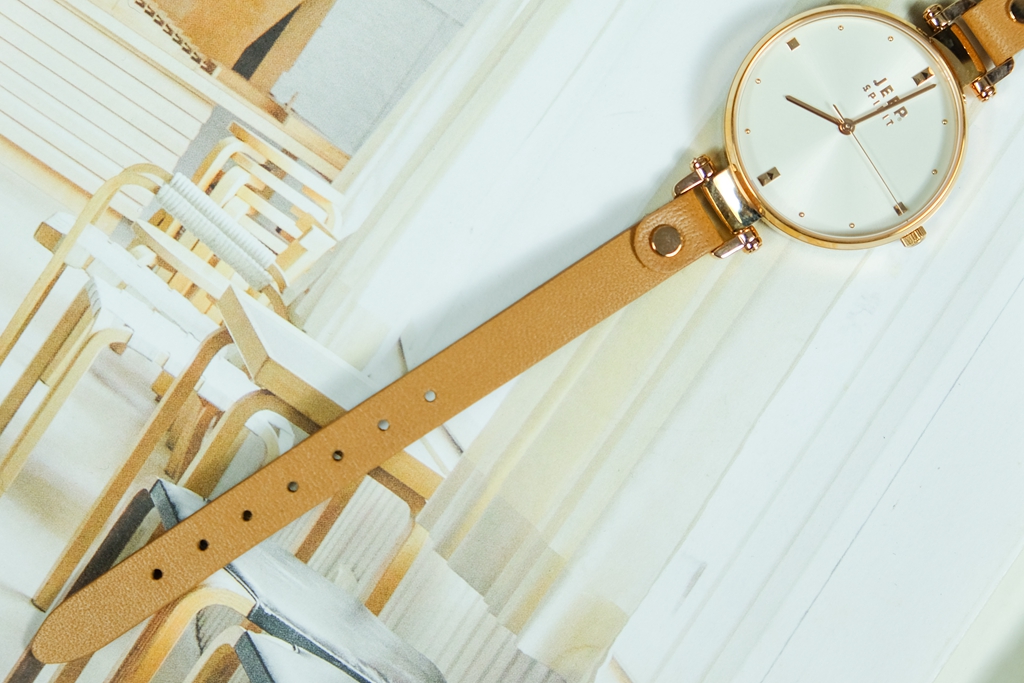 jeepspirit丹宁石英表,jeep森系手表女