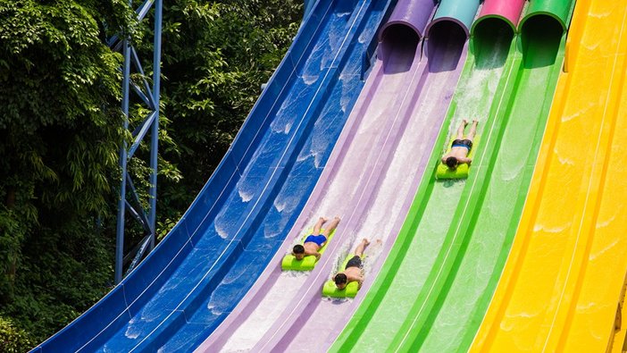 广州长隆水上乐园巨洪峡第一视角,广州长隆适合小朋友玩的水上乐园