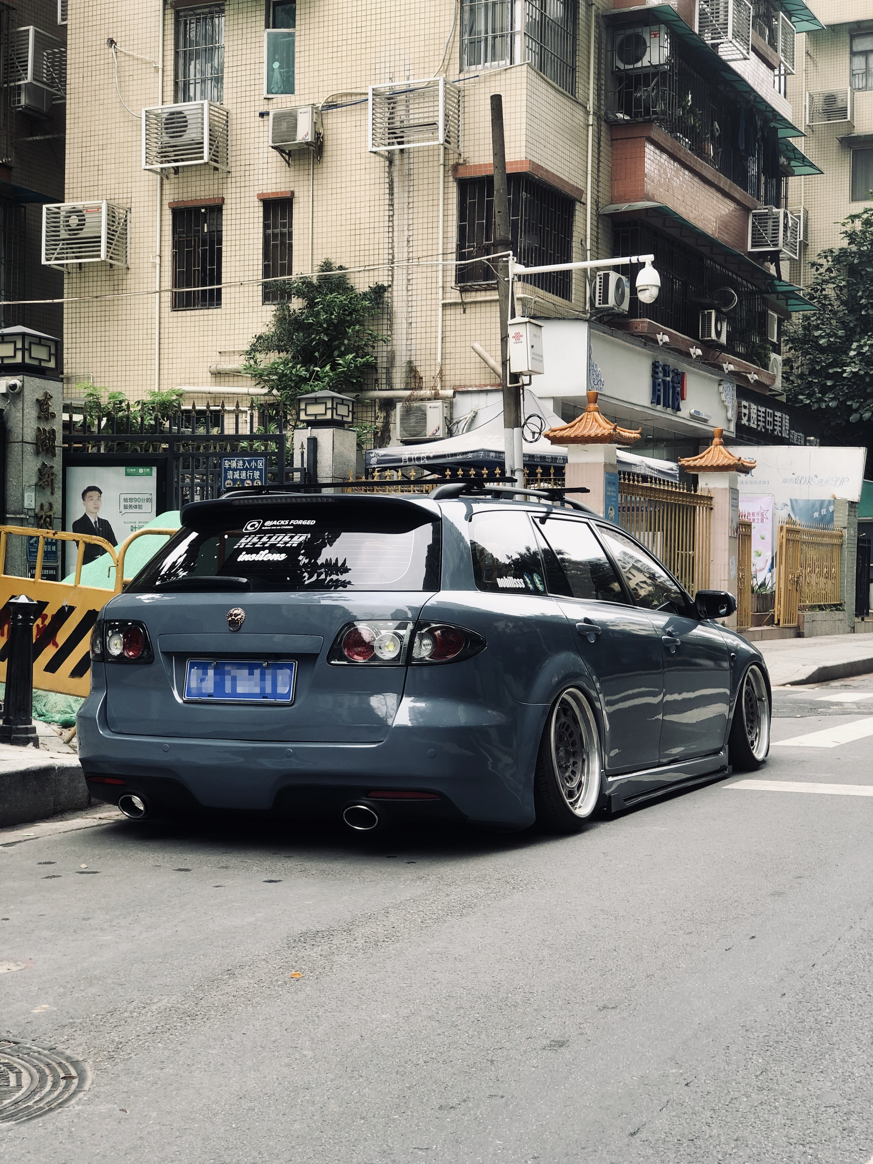 马自达6改了mps包围能装什么后唇,马自达6旅行版海外实拍升级