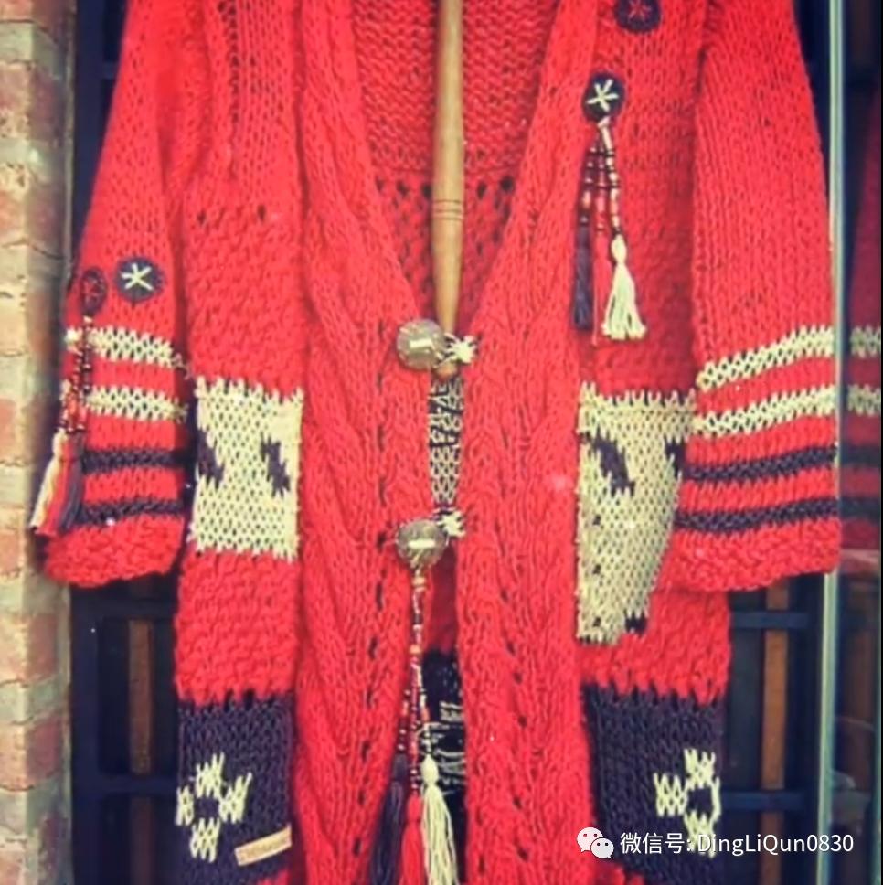 30款漂亮的针织开衫设计,针织祖母格开衫