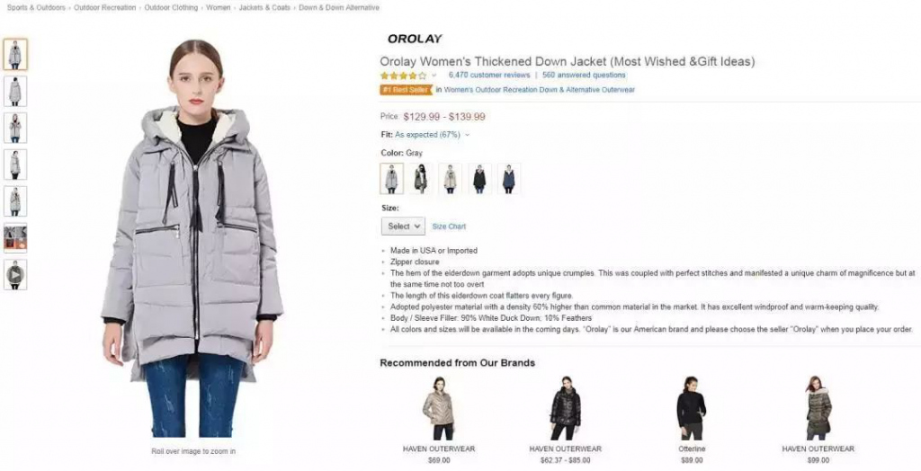 在国外卖的很火的羽绒服,国产羽绒服火遍全美国