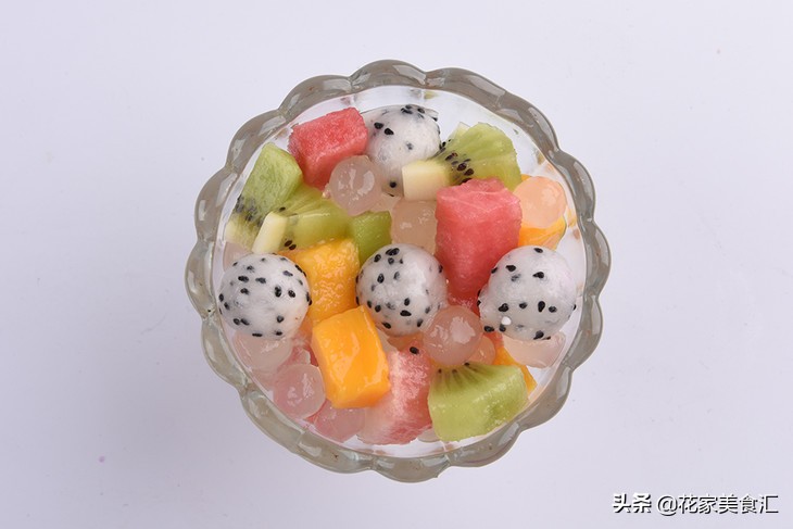 西米露的水果捞好吃吗,西米露坚果水果捞