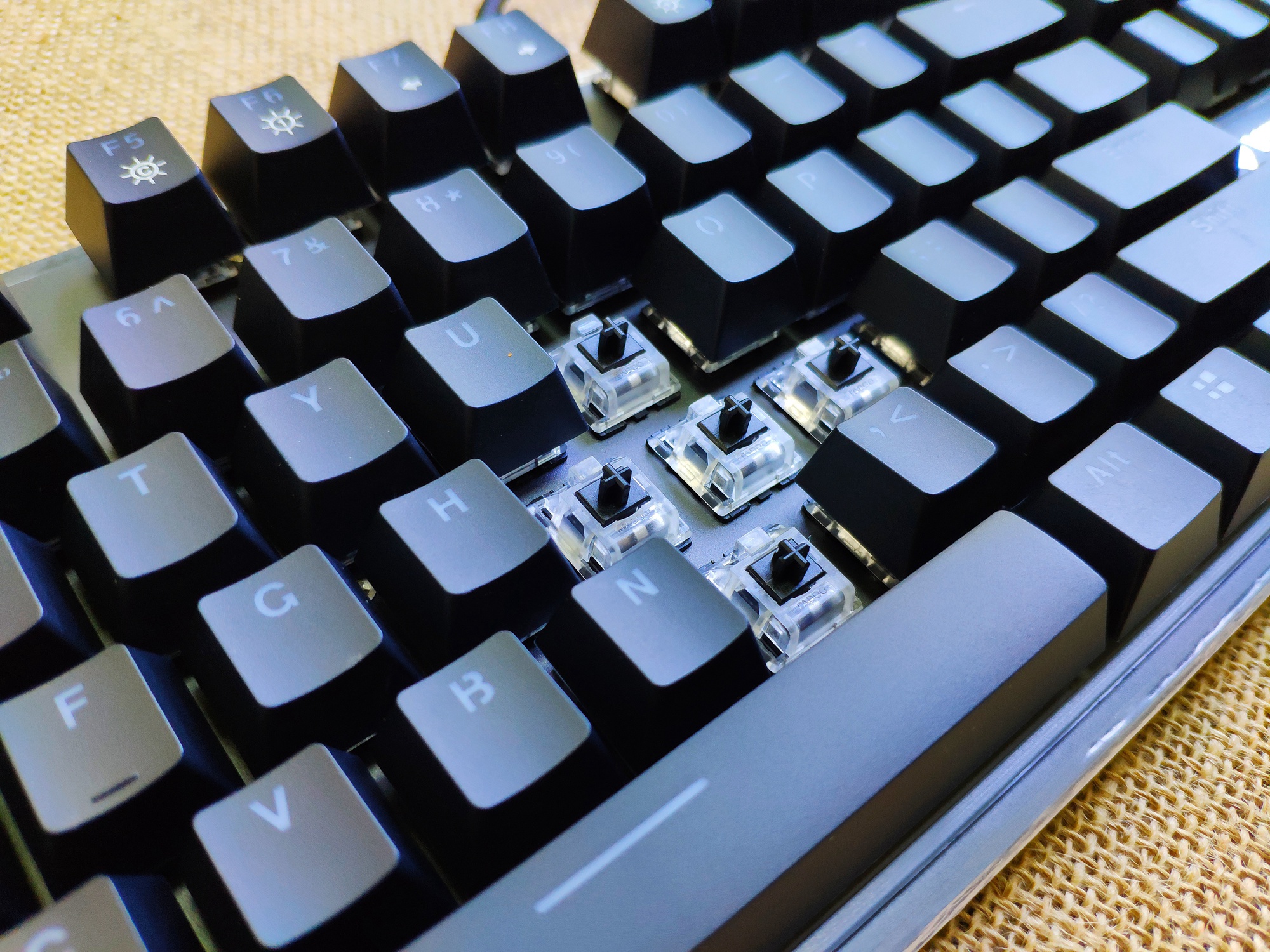 雷柏v720键盘灯光关闭,雷柏rapoov720s机械键盘