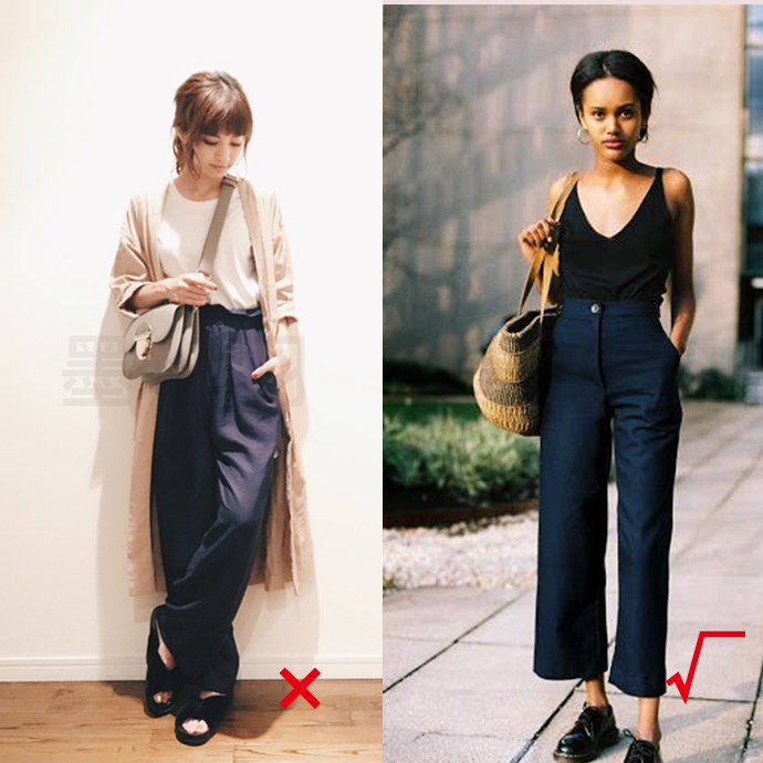 为什么你穿阔腿裤显拖沓,阔腿裤穿上不好看啥原因