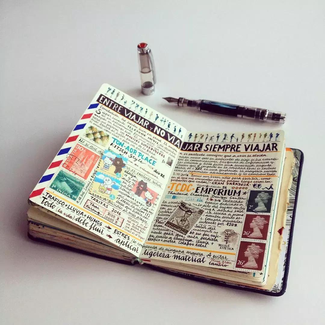 如何用手账本做一篇漂亮的手账,青春专属手帐