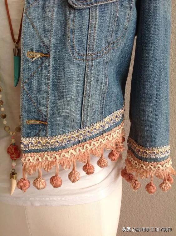 衣物旧物改造,旧物改造复古风衣服