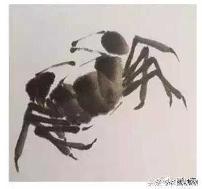 画螃蟹怎么画一步一步教,画简单的孤独的小螃蟹的画