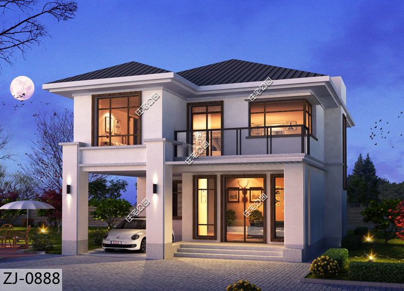 车子买不起，车库必须要，5套带车库的户型合集