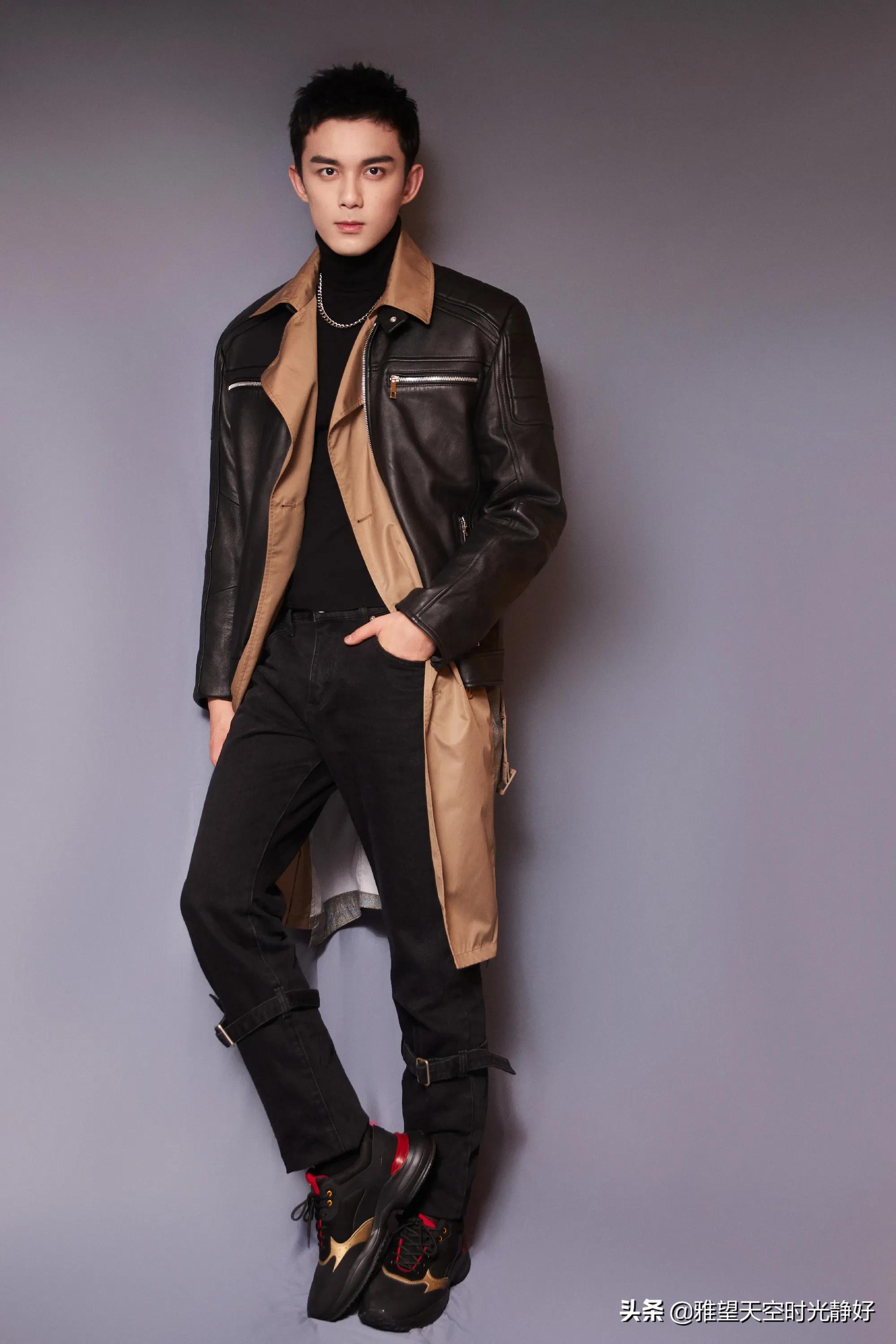 男明星西装穿搭夏季帅气,男士明星皮衣西服外套搭配