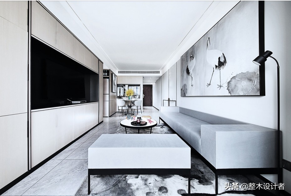 广州设计师设计的家极简风,设计师家的中式装修
