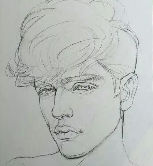 人像速写的简单画法,插画欣赏各种人物的手绘速写