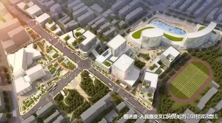 昆山城市面貌,昆山打造的新城