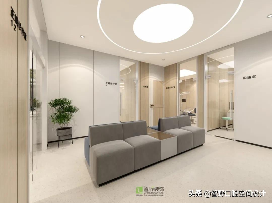 牙科诊所内部设计照片,现代牙科医院设计