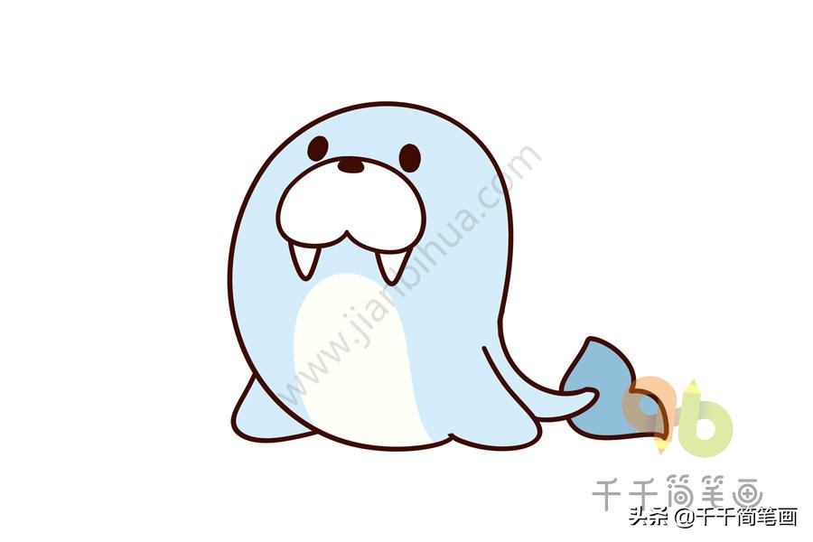20种常见动物简笔画,儿童简笔画入门动物0-3岁零基础
