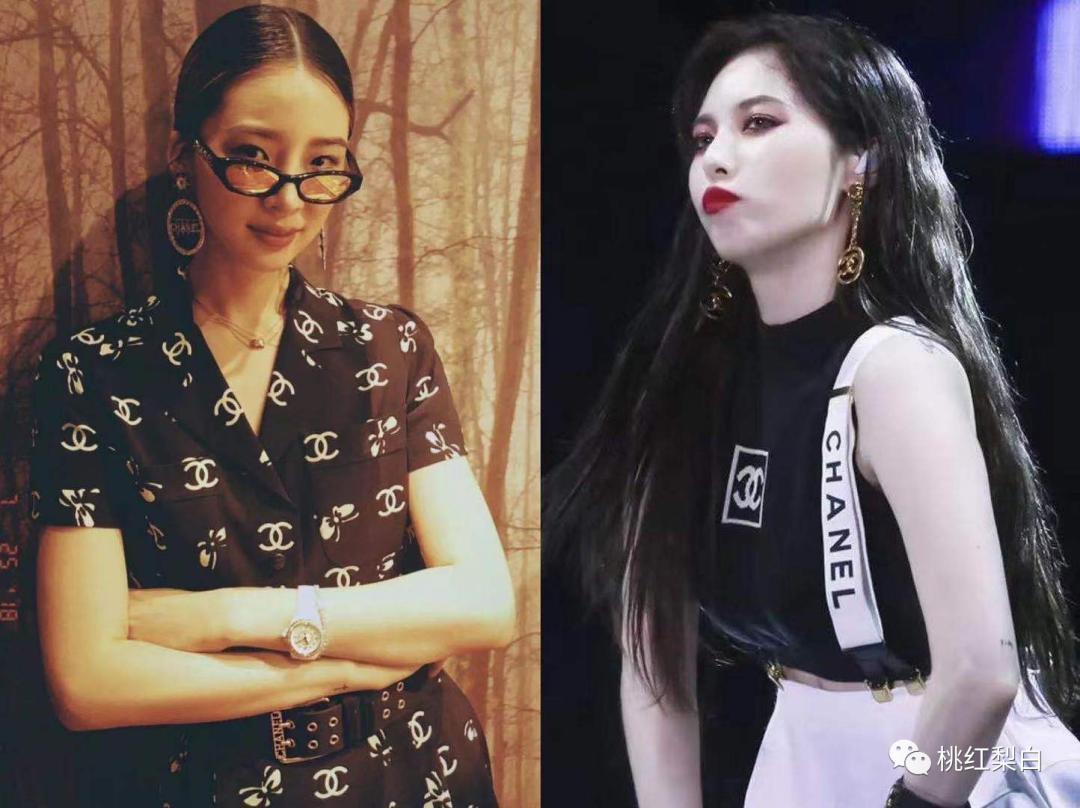 王鸥复古香奈儿,行走的种草机衣服