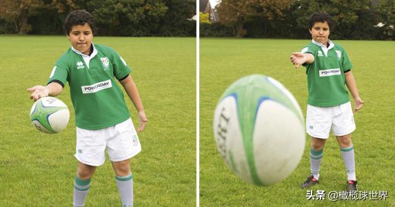 英式橄榄球传高抛球教学,英式橄榄球转球