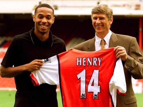 阿森纳历史第一人亨利,英超名人堂亨利