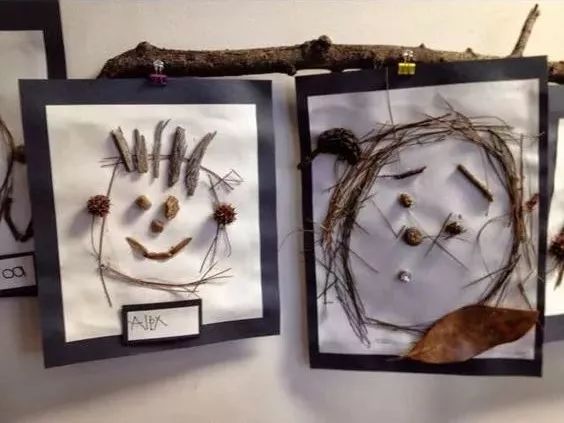 100种创意树枝,幼儿园手工装扮树枝