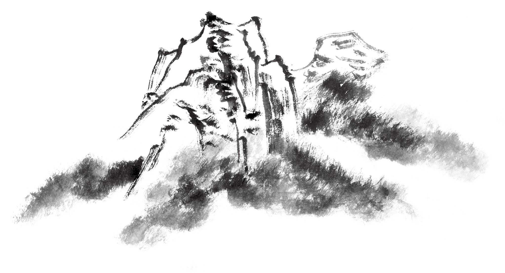 云简易画法,云简单素描画